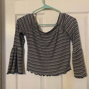 Cute stripe crop top!